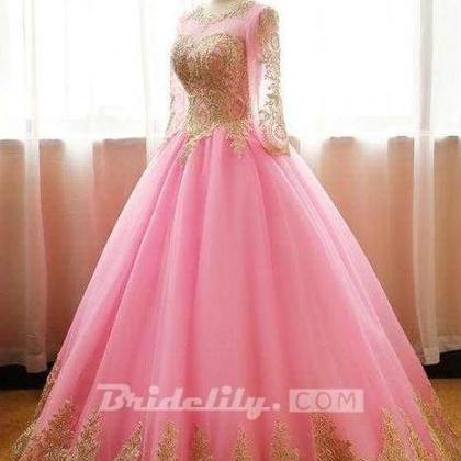 Beautiful Precious Affordable Ball Gown Pink Tulle..