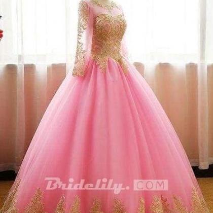 Beautiful Precious Affordable Ball Gown Pink Tulle..